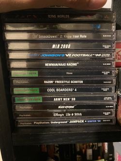 PS1 EMPTY Game Cases (Case & Manual Only)