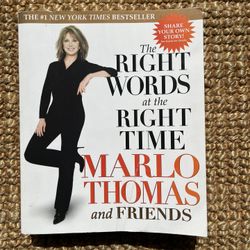 The Right Words At The Right Time By Marlo, Thomas And Friends