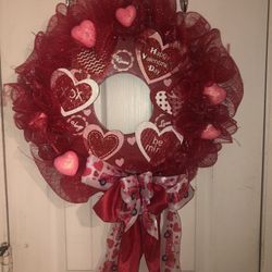 VALENTINES WREATH PROMOTED