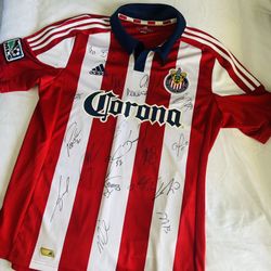 Club Deportivo Chivas Signed Soccer MLS Jersey 