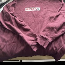 Nike Just Do It Spell Out Crewneck Sweatshirt - Mens Size Extra Large XL