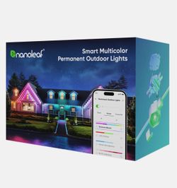 Nanoleaf N7401K03-30POL-NC Smart Multicolor Permanent Outdoor LED Lighting, 100ft RGBICW Addressable LED Pucks