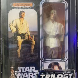 Star Wars Hasbro 12” Luke Skywalker Action Figure Original Trilogy Collection 2004