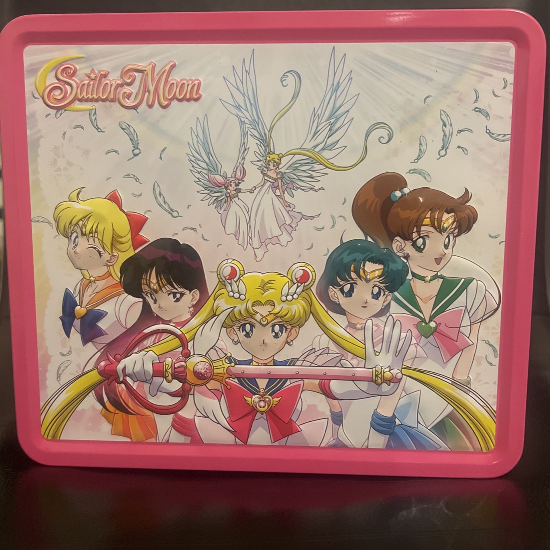 Sailor Moon Tin Lunch Box W/hot Drink Mug