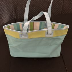 🌊 Dreamy Pastel Beach Tote / Oversized Market Bag 🍋