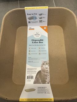 Disposable Litter Box Kitty Sift (3 Pack) 