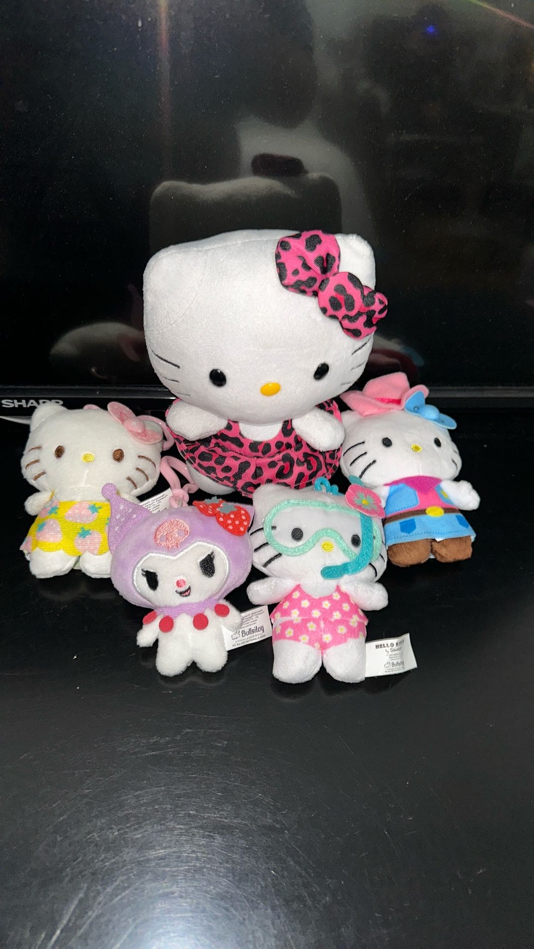 Hello Kitty Keychains And Plushy