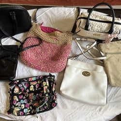 Variety Of 6 handbags