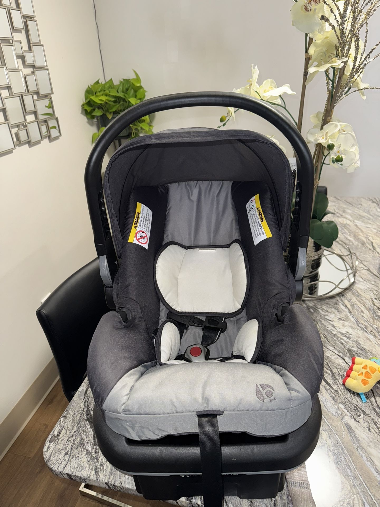 Black And Grey Carseat