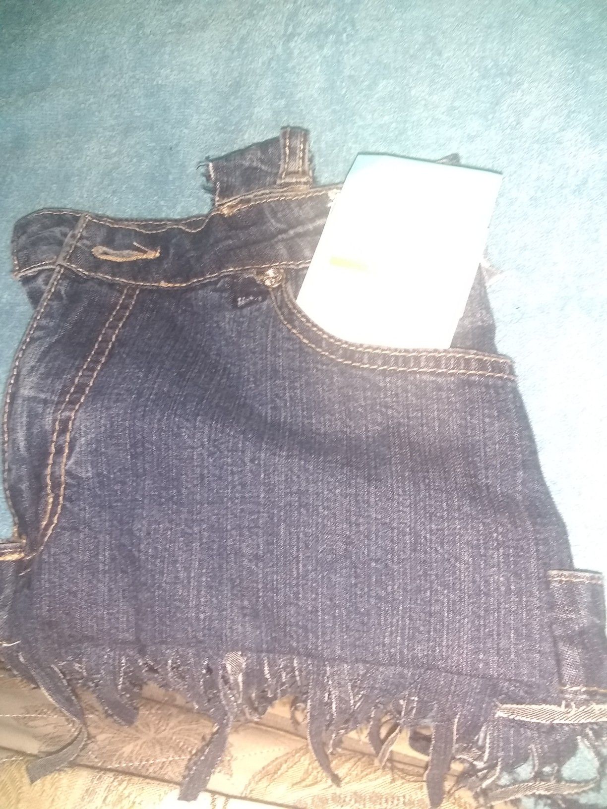 Jean hand bag ,handmade