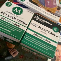 GRE Flash cards & books