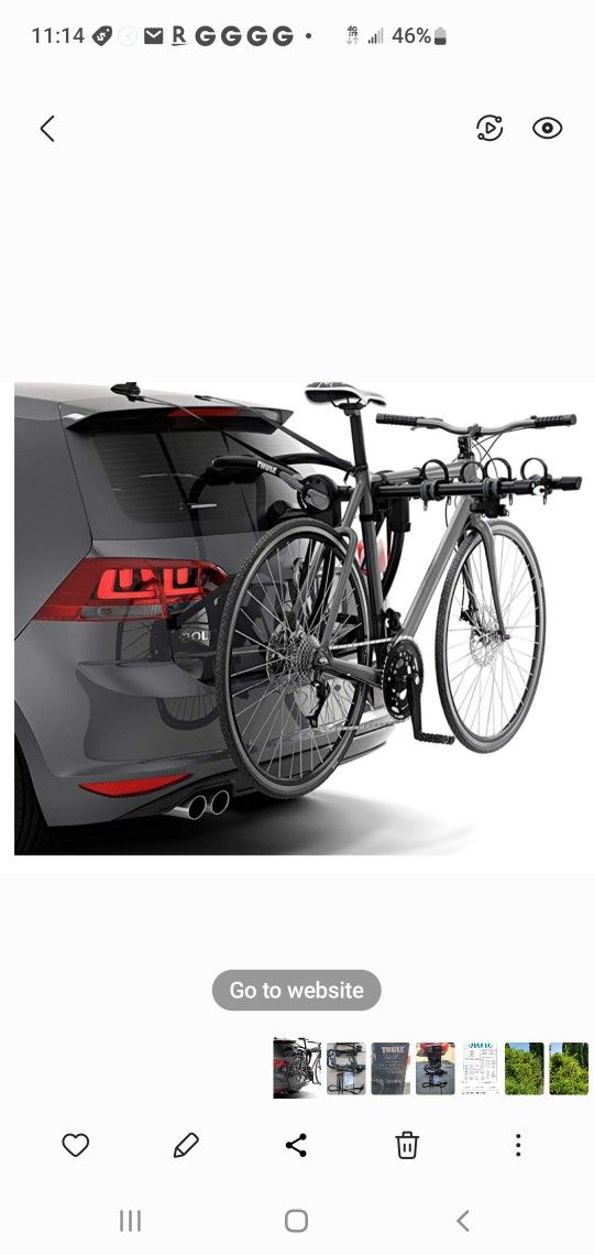 THULE GATEWAY PRO 2 BIKE RACK