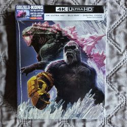 Godzilla X Kong The New Empire 4K Steelbook  (4K Blu-Ray + Blu-Ray)
