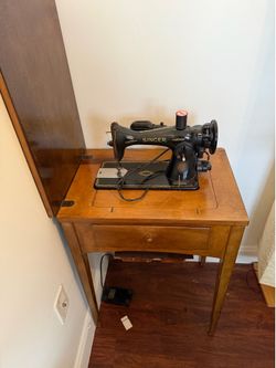 vintage Singer electric sewing machine