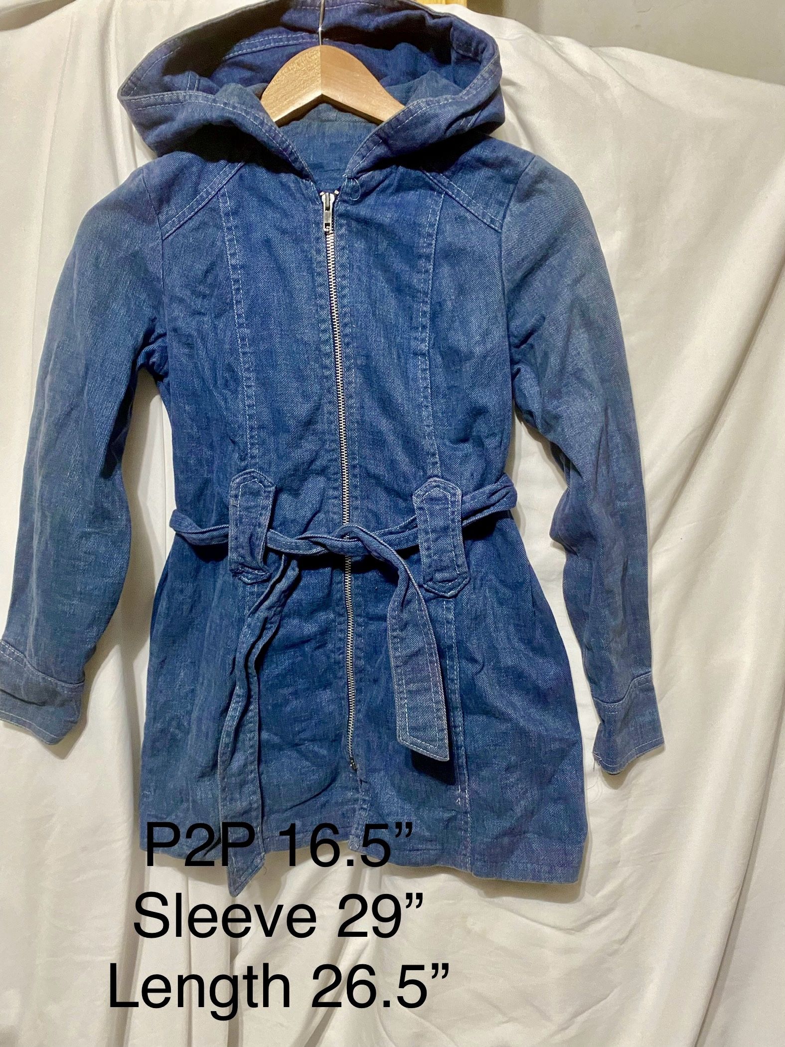Vintage Hooded Denim Jacket