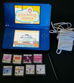 Nintendo Dsi Xl With Games Stylus And Charger Working Great