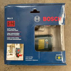 Bosch 30 Ft Self Leveling Cross Line Laser