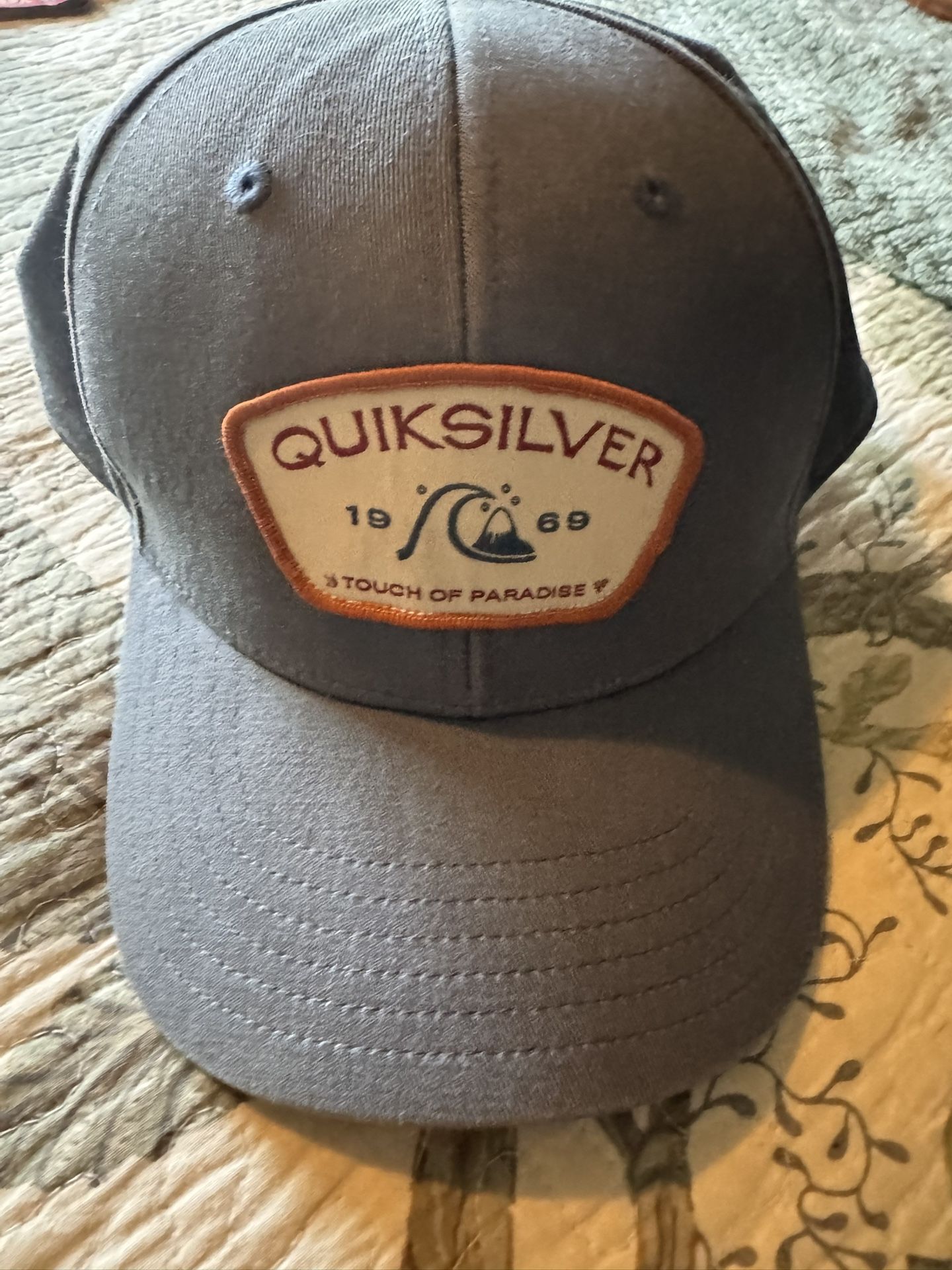 "Vintage Vibe" Quiksilver 1969 "Hush Stoker" Snapback Hat - Excellent Condition