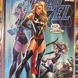 captain Marvel #1 J Scott Campbell Variant Signature $60