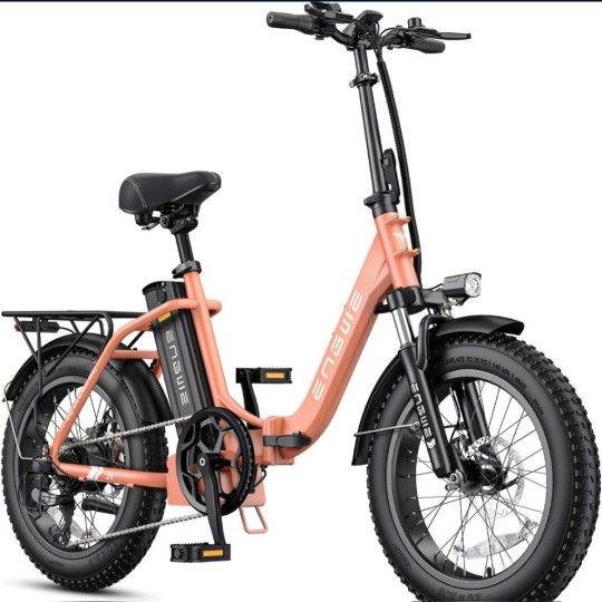 ENGWE 1125W/750W Electric Bike for Adults, L20 2.0 20''×3.0" Fat Tire Electric Bicycle 52V/36V 13Ah Removable Battery Max Range 68/62Miles & 28/20MPH