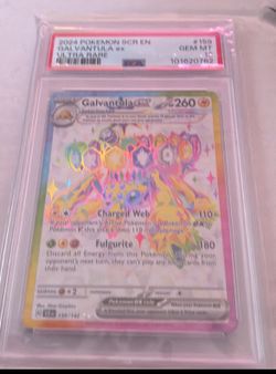 PSA 10 GEM MT Galvantula ex 159 142 ENGLISH