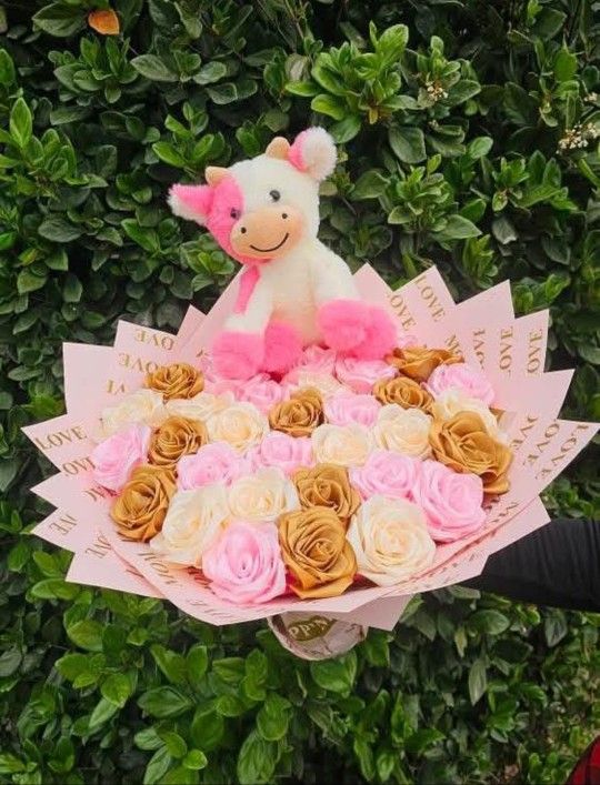 Mom Ribbon Flower Bouquet 