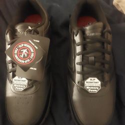 Skechers Relax Fit Memory Foam Work Shoes Slip Resistant  Size 12