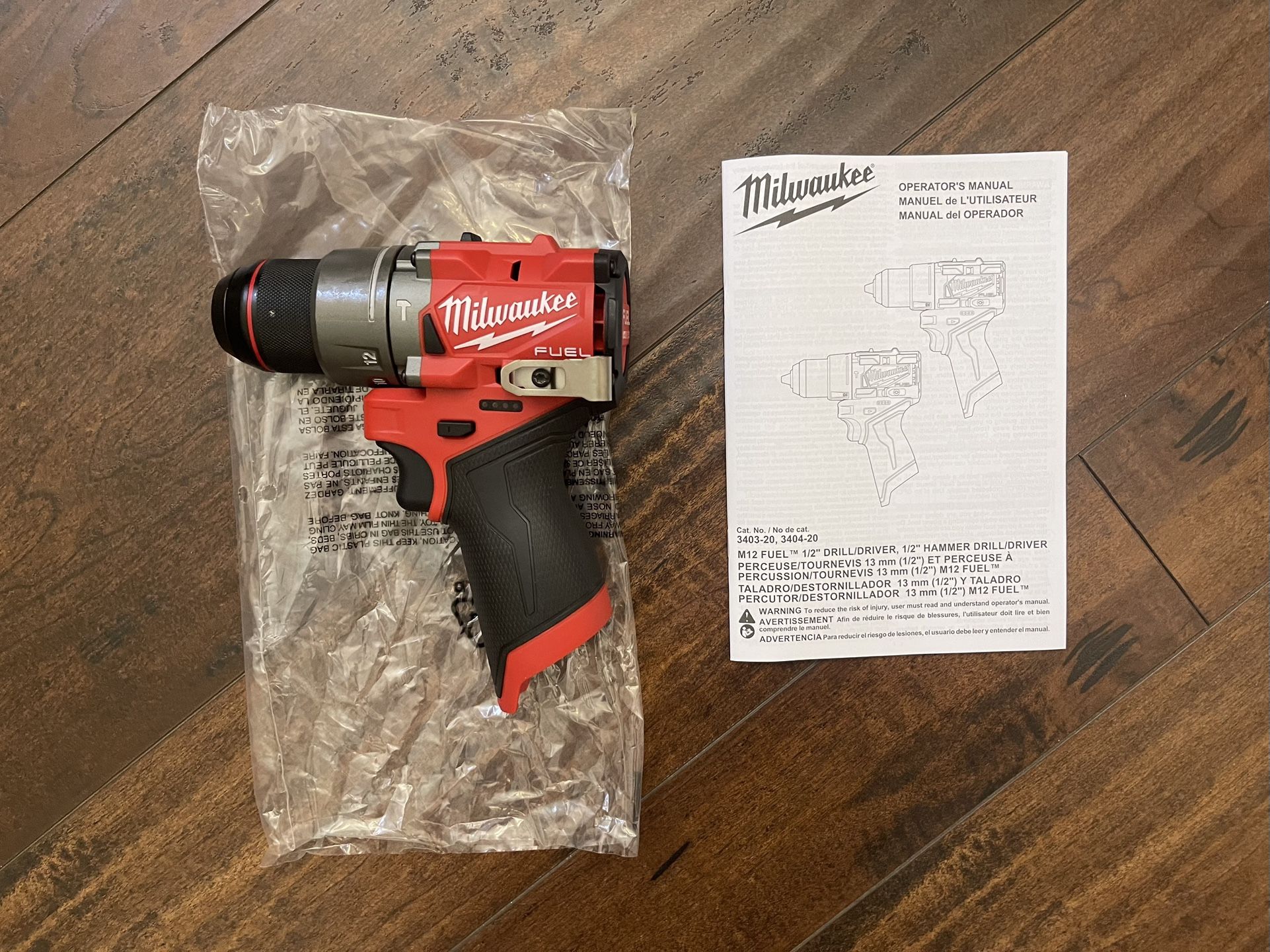 New M12 Milwaukee Fuel Hammer Drill