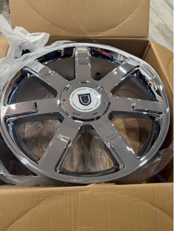 Escalade chrome rims brand new in box
