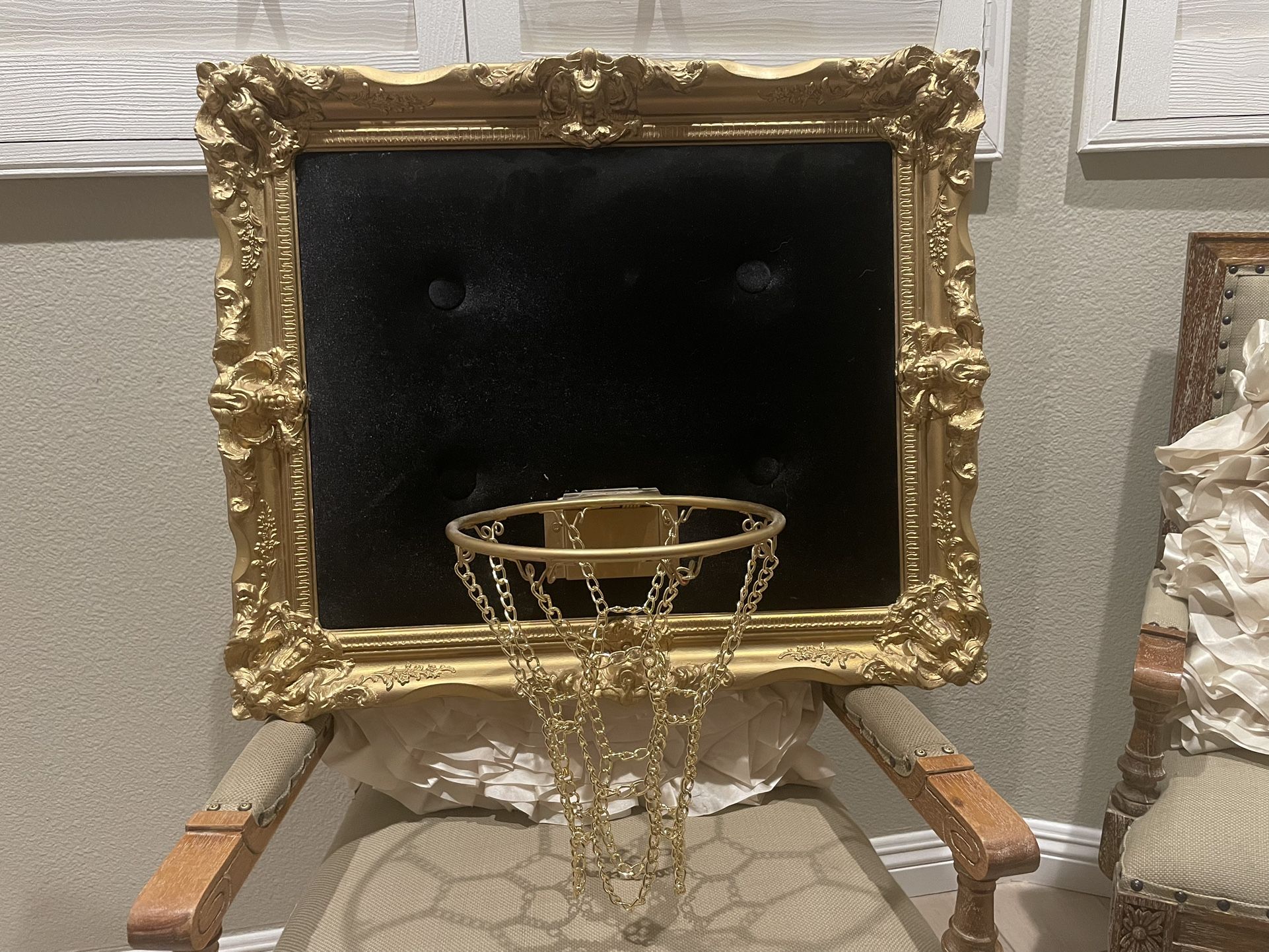 Gold Basketball Frame
