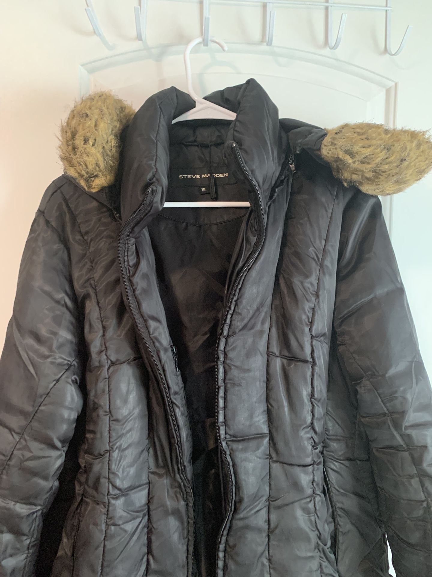 STEVE MADDEN QUILTED PUFFER COAT