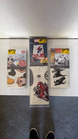 New Wall Stickers 3pk