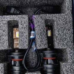 9006  LED Headlight Bulbs Low Beam Fog Light 300% Brighter 6500K Cool White Conversion Kit IP67 Waterproof 2 PCS 