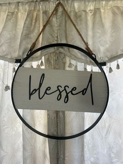 Blessed Farmhouse Wall Sign from Hobby Lobby