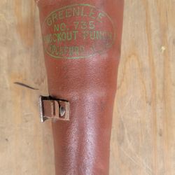 🛠️ Vintage Greenlee No. 735 Knockout Punch Set – Made in USA