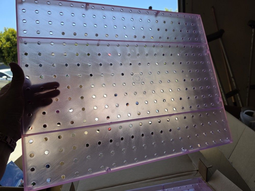 Pink Peg Boards