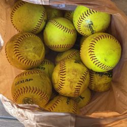 Used Softballs