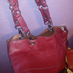 Red Coach Bag