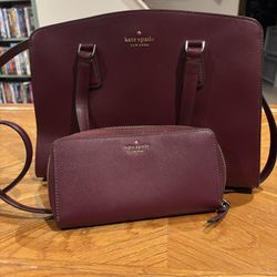 Kate Spade Crossbody W/Matching Wallet