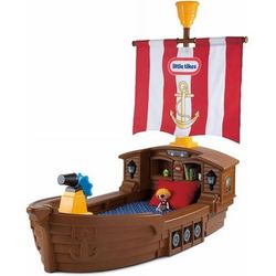 Little Tikes Pirate Ship Toddler Bed with Storage