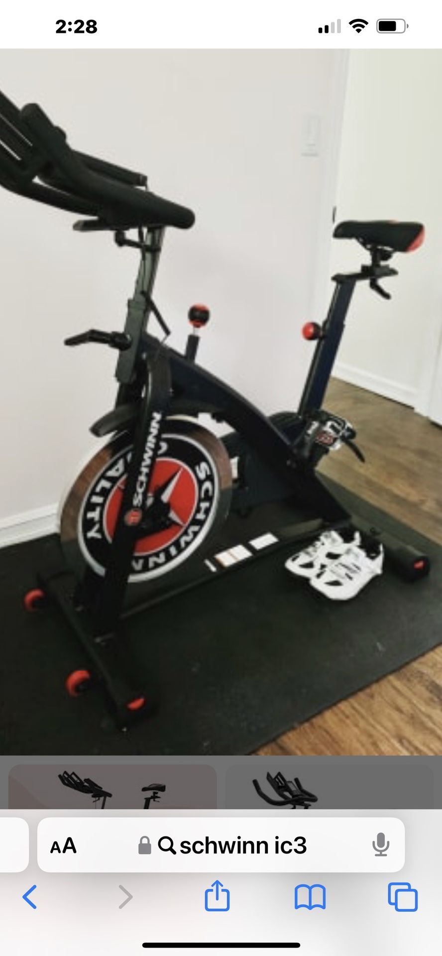 Exercise Bike Schwinn