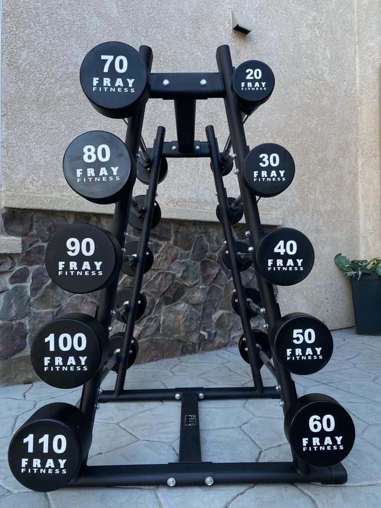 NEW Urethane Barbell Set and Rack