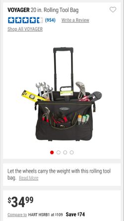 VOYAGER 20 in. Rolling Tool Bag