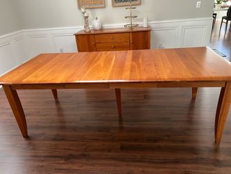 Wooden table for 6 or 8 people