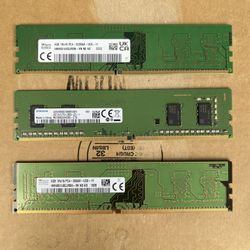 4GB DDR4 UDIMM Memory for desktop