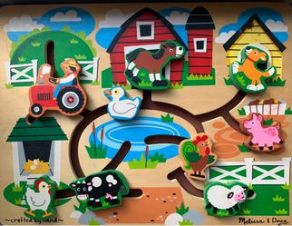 Melissa & Doug Farm maze puzzle p/up Sheepshead Bay Brooklyn NY