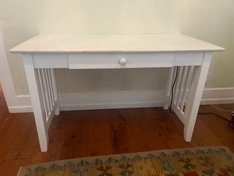 White craftsman desk