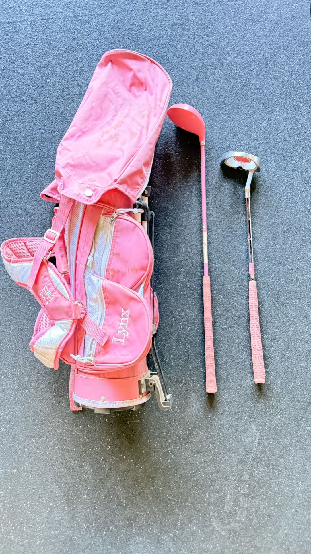 Kids Lynx Girls Golf Club Set W/ Bag