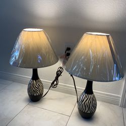 Pair Of Lamps $45 brand New