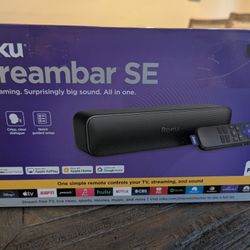 Roku Streambar SE - 2-in-1 TV Soundbar with Built-in Streaming, Premium Speakers, & Speech Clarity